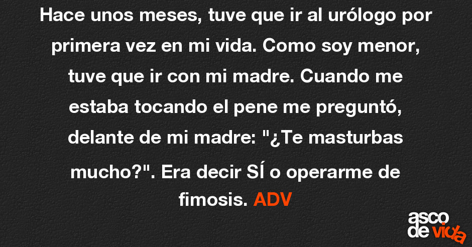 Vez por ir primera urologo al
